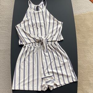 Bershka Halter Neck Jumpsuit